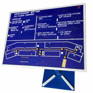 Acrylic Audio Tactile Map