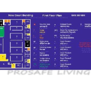 Tactile layout map