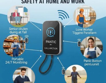 wireless panic alarm system work