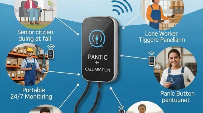 wireless panic alarm system work