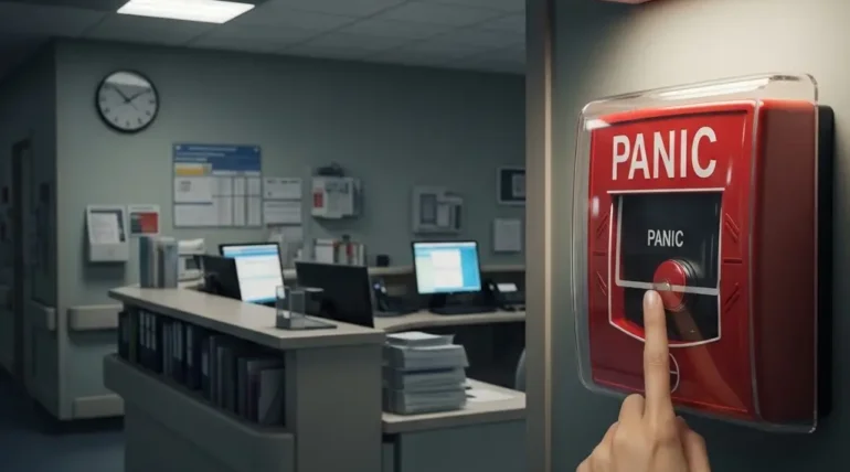 panic alarm system for hospital
